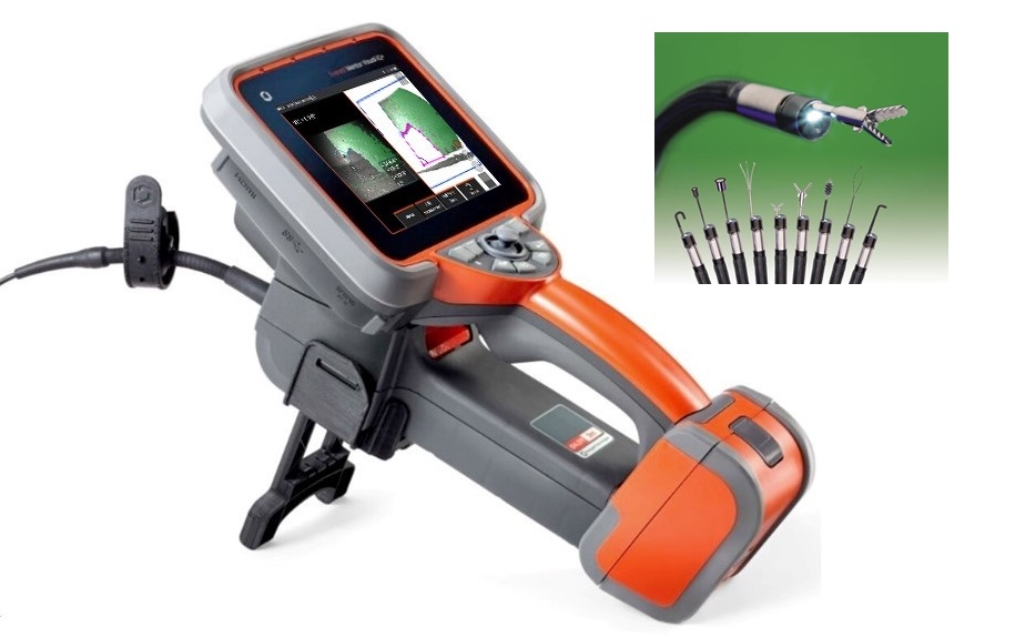 內(nèi)置機械手通道的高清智能三維測量孔探設(shè)備