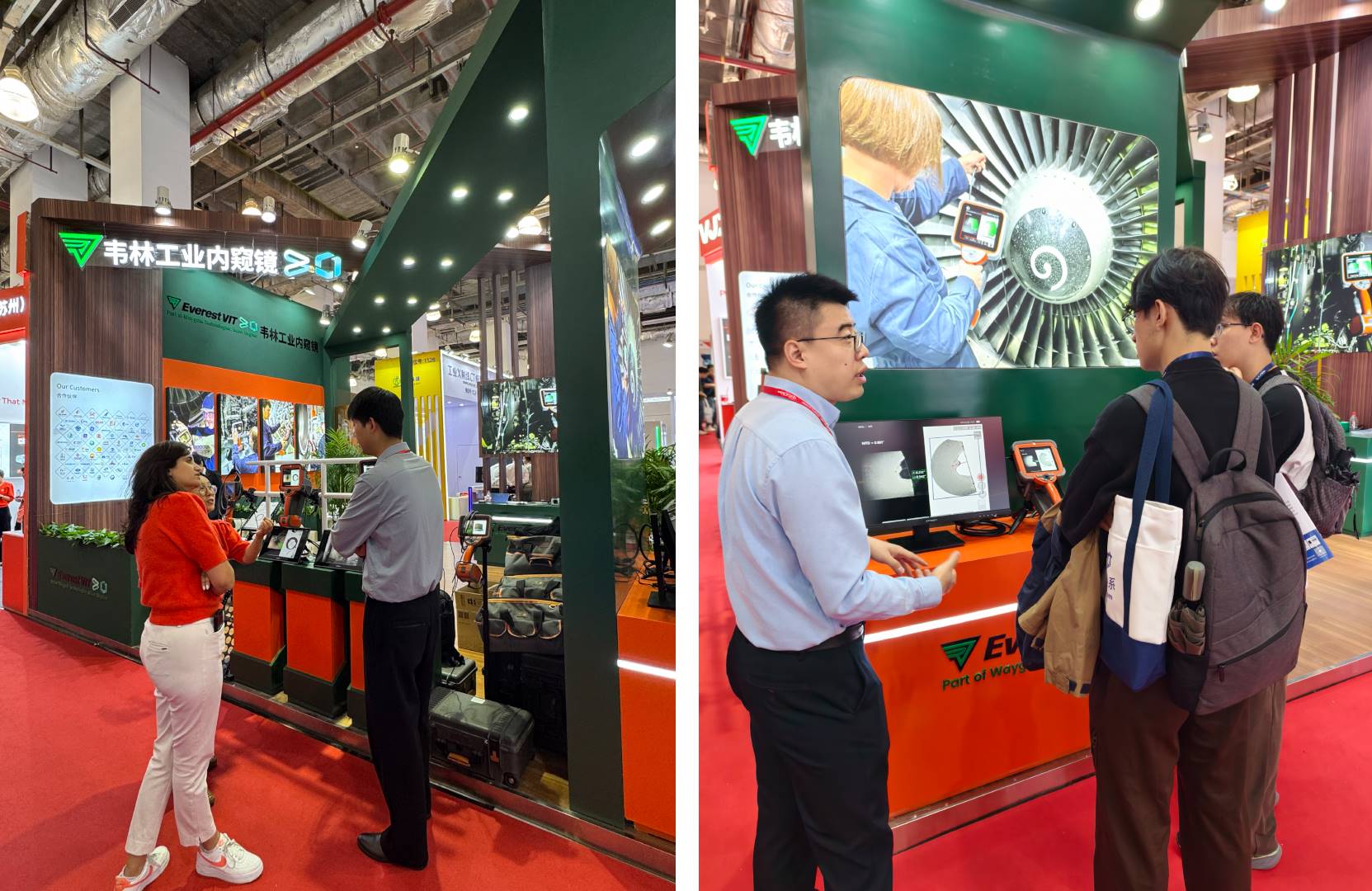 韋林工業(yè)內窺鏡產(chǎn)品吸引大量客戶關注