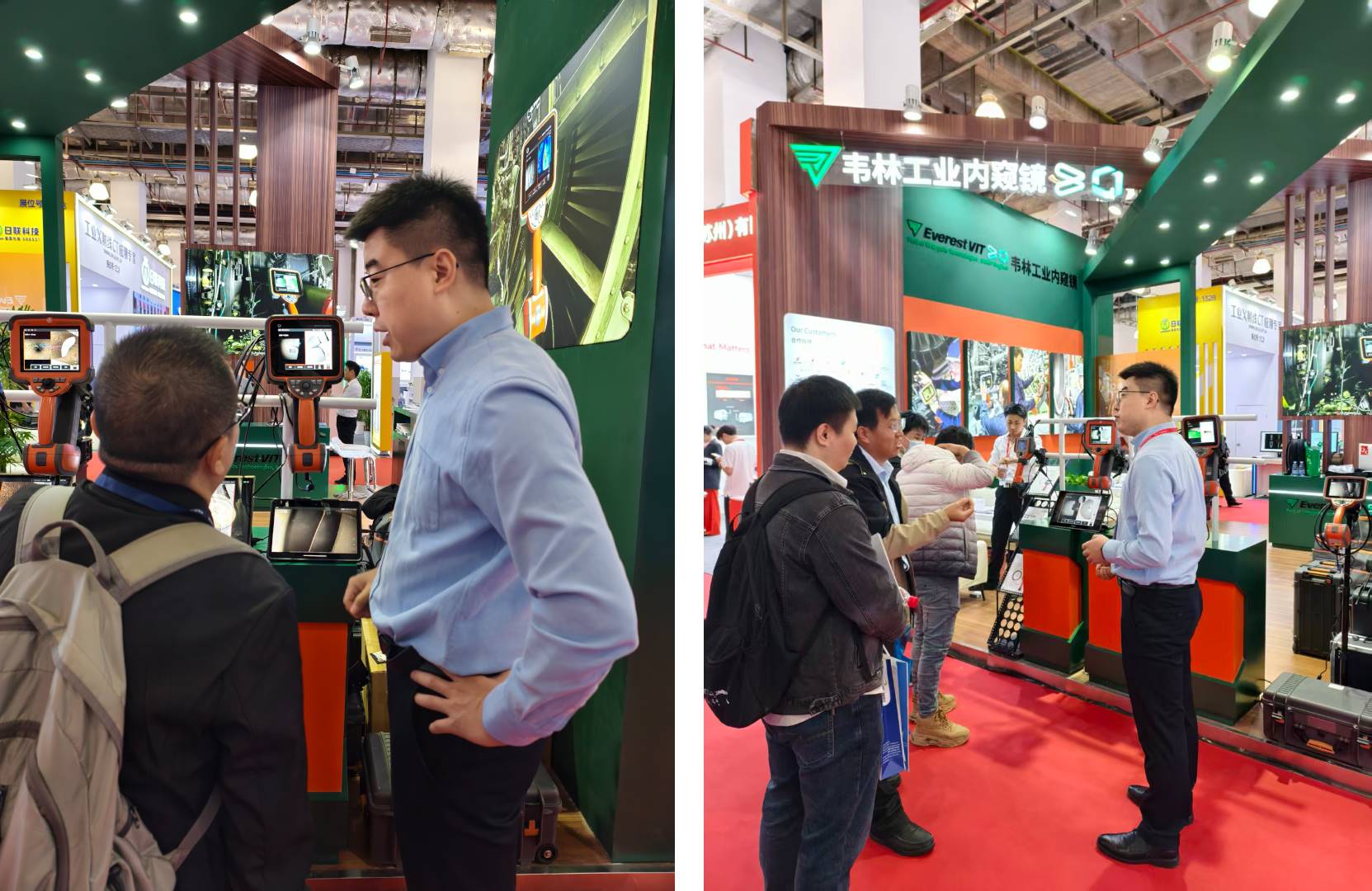 韋林工業(yè)內窺鏡產(chǎn)品吸引大量客戶關注